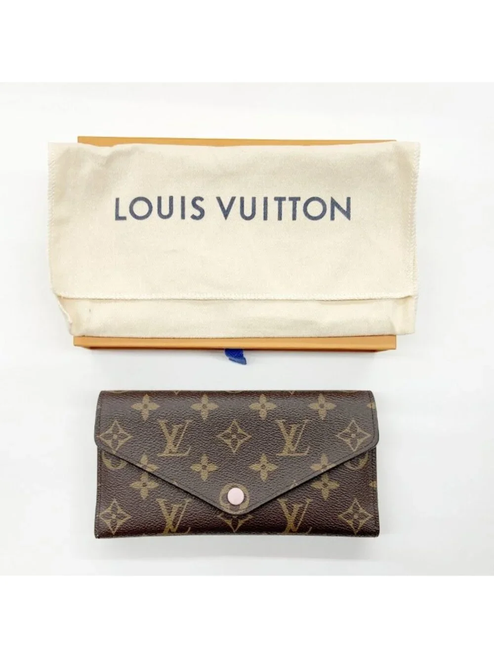 Louis Vuitton Monogram Portefeuille Josephine Trifold Wallet Brown